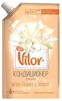 Кондиционер для белья Vilor Миндаль и белые цветы (1л) - 