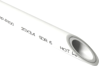 Труба водопроводная Pro Aqua 20x3.4 SDR 6 / PA39008 (белый) - 