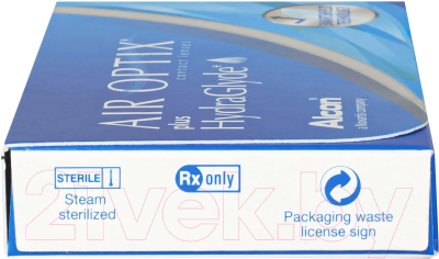 Изображение товара Комплект контактных линз Air Optix HydraGlyde Sph-0.50 R8.6 D14.2 (3шт)