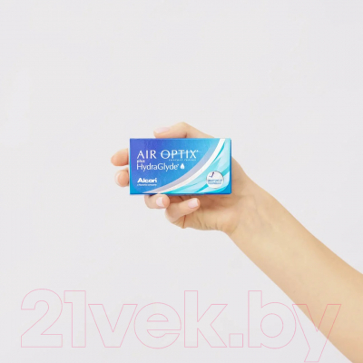 Изображение товара Комплект контактных линз Air Optix HydraGlyde Sph-0.50 R8.6 D14.2 (3шт)