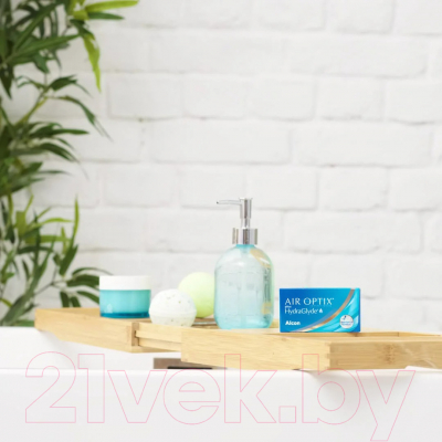 Изображение товара Комплект контактных линз Air Optix HydraGlyde Sph-0.50 R8.6 D14.2 (3шт)
