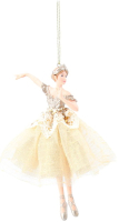 Елочная игрушка Gisela Graham Opening Night. Балерина / 12323 (золото) - 