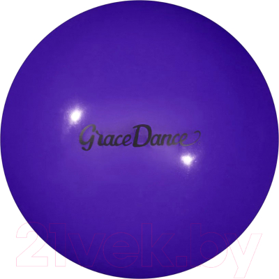 Мяч для художественной гимнастики Grace Dance 4127107 (16.5см, фиолетовый)