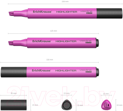 Изображение товара Текстовыделитель Erich Krause Visioline V-17 / 56702