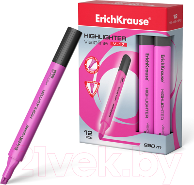 Изображение товара Текстовыделитель Erich Krause Visioline V-17 / 56702