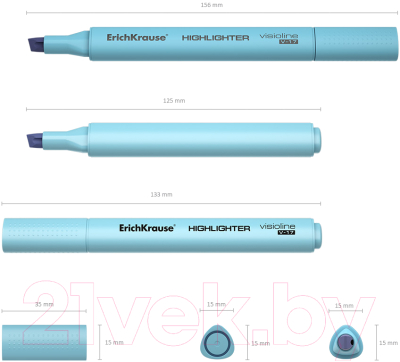 Изображение товара Текстовыделитель Erich Krause Visioline V-17 Pastel / 56022