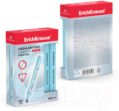 Изображение товара Текстовыделитель Erich Krause Visioline V-17 Pastel / 56022