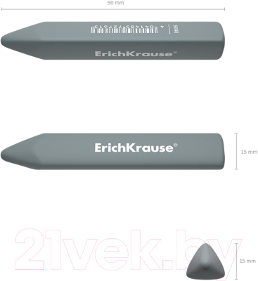 Изображение товара Ластик Erich Krause Tri Stick / 56040