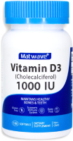 

Витаминно-минеральный комплекс Matwave, D3 1000 IU 25 мкг