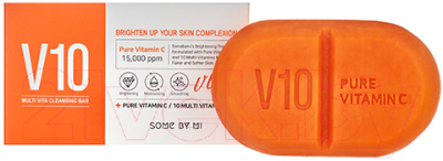 Мыло твердое Some By Mi Pure Vitamin C V 10 Cleansing Bar (106г)