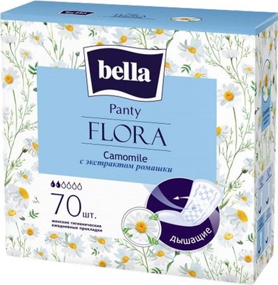 Прокладки ежедневные Bella Flora Camomile (70шт) - 
