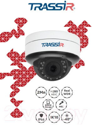 IP-камера Trassir TR-D3121IR2 v6 2.8