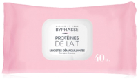 Салфетки для снятия макияжа Byphasse С молочными протеинами для всех типов кожи (20шт) - 