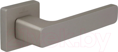 Ручка дверная Cebi Zip Flat SQ МР04 (матовый никель/полимер)