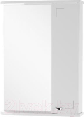 Шкаф с зеркалом для ванной Айсберг Классик 50 (правый)