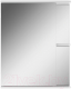 Миниатюра изображения товара Шкаф с зеркалом для ванной Айсберг Норма 1-55 (левый)