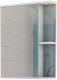 Миниатюра изображения товара Шкаф с зеркалом для ванной Айсберг Норма 1-55 (левый)