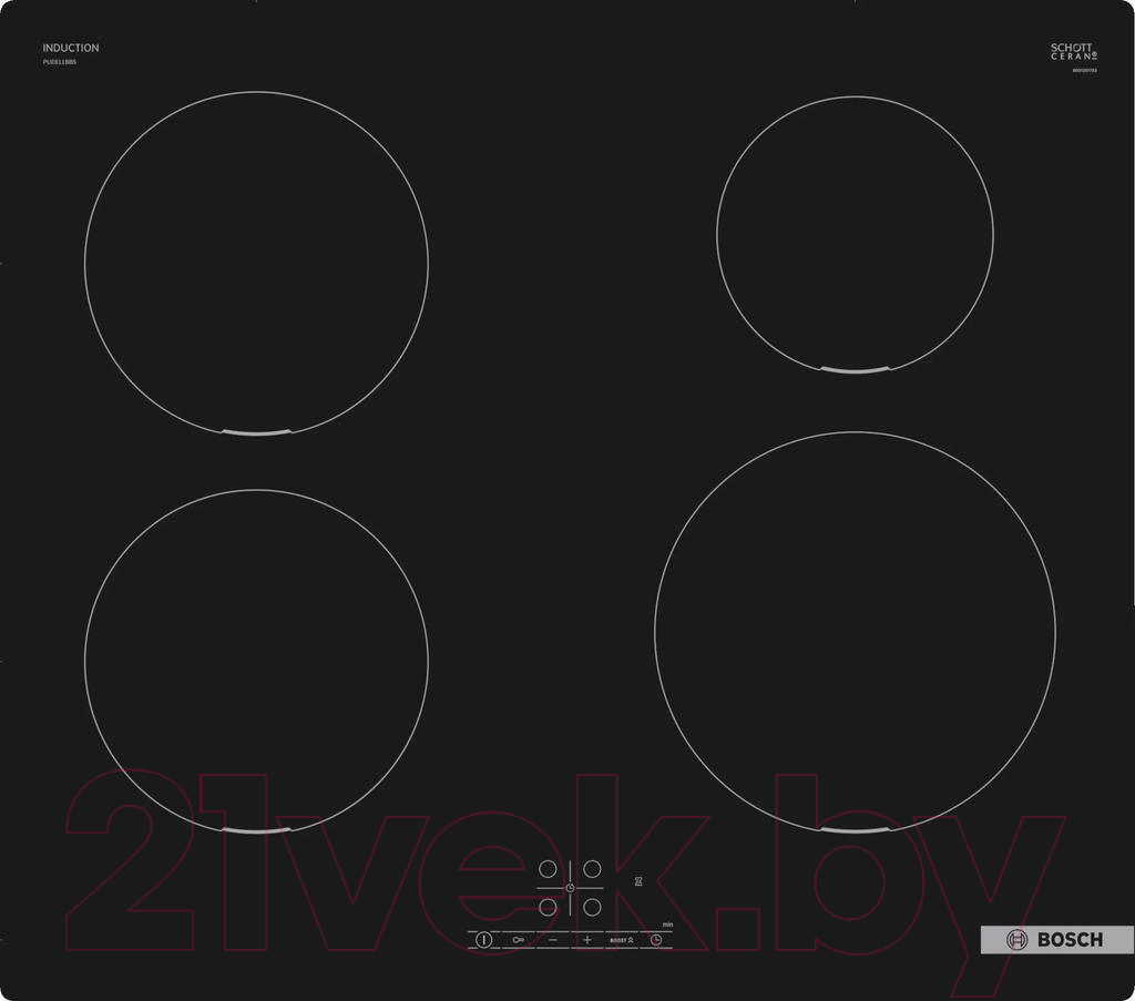 Индукционная варочная панель Bosch PUE611BB5D