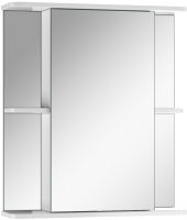 Шкаф с зеркалом для ванной Айсберг Норма 2-60 (левый) - 