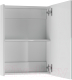 Миниатюра изображения товара Шкаф с зеркалом для ванной Айсберг Норма 50 1 дверь