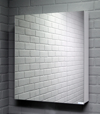 Шкаф с зеркалом для ванной Айсберг Норма 60 1 дверь - 