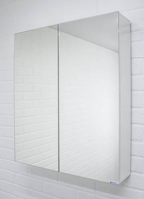 

Шкаф с зеркалом для ванной, Норма 60 2 двери