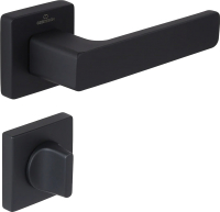 Ручка дверная Cebi Zip Flat SQ WC МР54 (черный/полимер) - 