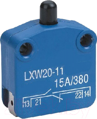 Контакт вспомогательный для выключателя автоматического Chint LXW20-11 AC 11 15A/380 NH40 / 393978