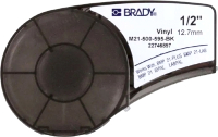 Картридж для маркиратора Brady B-595 M21-500-595-BK / brd139742 (6.4м, белый на черном) - 