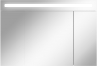 Шкаф с зеркалом для ванной Домино Аврора 105 (с подсветкой LED) - 