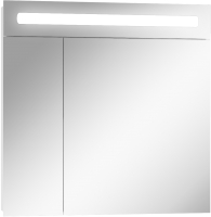 Шкаф с зеркалом для ванной Домино Аврора 70 (с подсветкой LED) - 