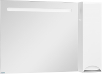 

Шкаф с зеркалом для ванной Домино, Грация 100