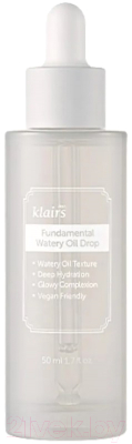 Сыворотка для лица Dear Klairs Fundamental Watery Oil Drop Антиоксидантная для сияния кожи (50мл)