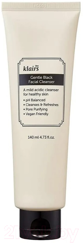 Пенка для умывания Dear Klairs Gentle Black Facial Cleanser