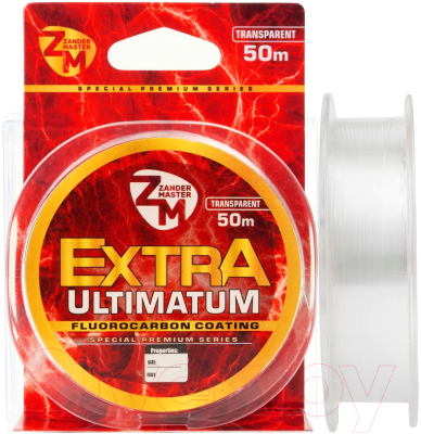 Леска монофильная ZanderMaster Extra Ultimatum 0.105мм 1.6кг / 11762 (50м)