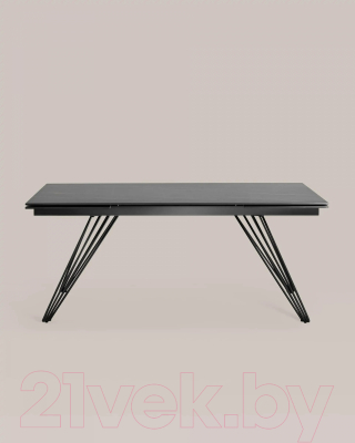 Обеденный стол Stool Group Пандора 180-280x90 / DF162T (керамика темный)