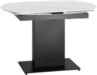 Обеденный стол Stool Group Хлоя 120-180x90 / DF120T White (керамика светлый) - 
