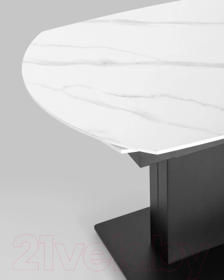 Обеденный стол Stool Group Хлоя 120-180x90 / DF120T White (керамика светлый)