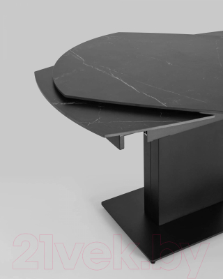 Обеденный стол Stool Group Хлоя 120-180x90 / DF120T Black (керамика темный)