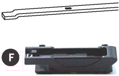 Изображение товара Щетка стеклоочистителя Trico TF500L