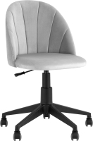 Кресло офисное Stool Group Логан / AV 253 PL-Cs (велюр светло-серый) - 