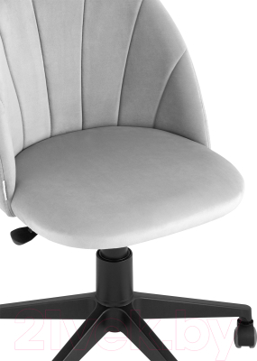 Кресло офисное Stool Group Логан / AV 253 PL-Cs (велюр светло-серый)
