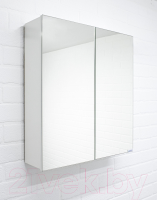 Шкаф с зеркалом для ванной Айсберг Мечта 55