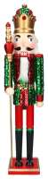 

Фигура под елку, Nutcrackers. Щелкунчик в жакете с пайетками / 39767