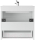Миниатюра изображения товара Тумба под умывальник Айсберг Енисей 60 Классик с одним ящиком В1 подвесная