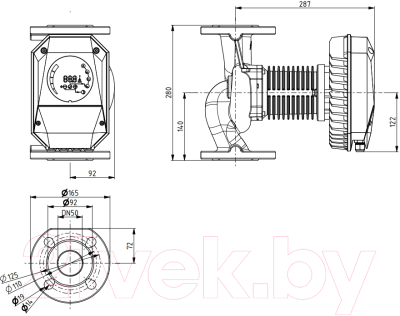 Циркуляционный насос IMP PUMPS NMT Max 50/120 F280