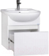 Миниатюра изображения товара Тумба под умывальник Айсберг Исеть 55 Классик подвесная с одним ящиком В1