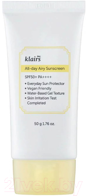 Крем солнцезащитный Dear Klairs All-Day Airy Sunscreen