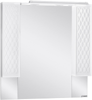 Шкаф с зеркалом для ванной Домино 3D 100 - 