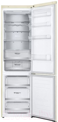 Холодильник с морозильником LG GW-B509SEUM